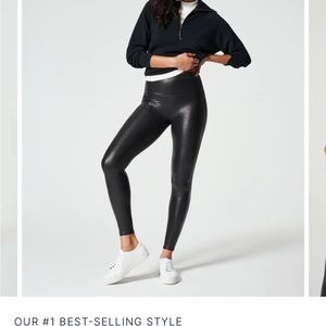 Spank Faux Leather legging
